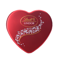 Lindor Valentine's Heart Tin Milk 62g