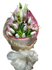 Endearing white tulips